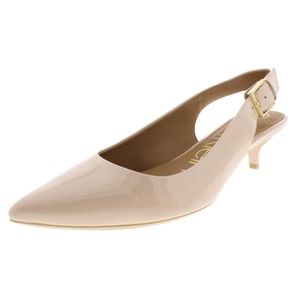 Calvin Klein Luka Patent  kitten heel pumps